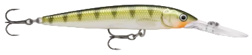 Down Deep Husky Jerk - Size 10 - Yellow Perch