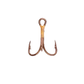Eagle Claw Treble Hook Bronze - Size 10, 5 Pc.