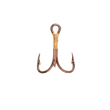 Eagle Claw Treble Hook Bronze - Size 10, 5 Pc.