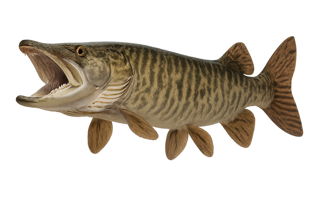 Tiger muskie caught at Scofield Reservoir on the Scofield Tiger Muskie Kit