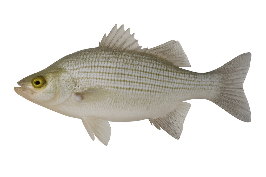 White bass caught on the White Bass Killer Kit from Utah Fishing Tackle Co.