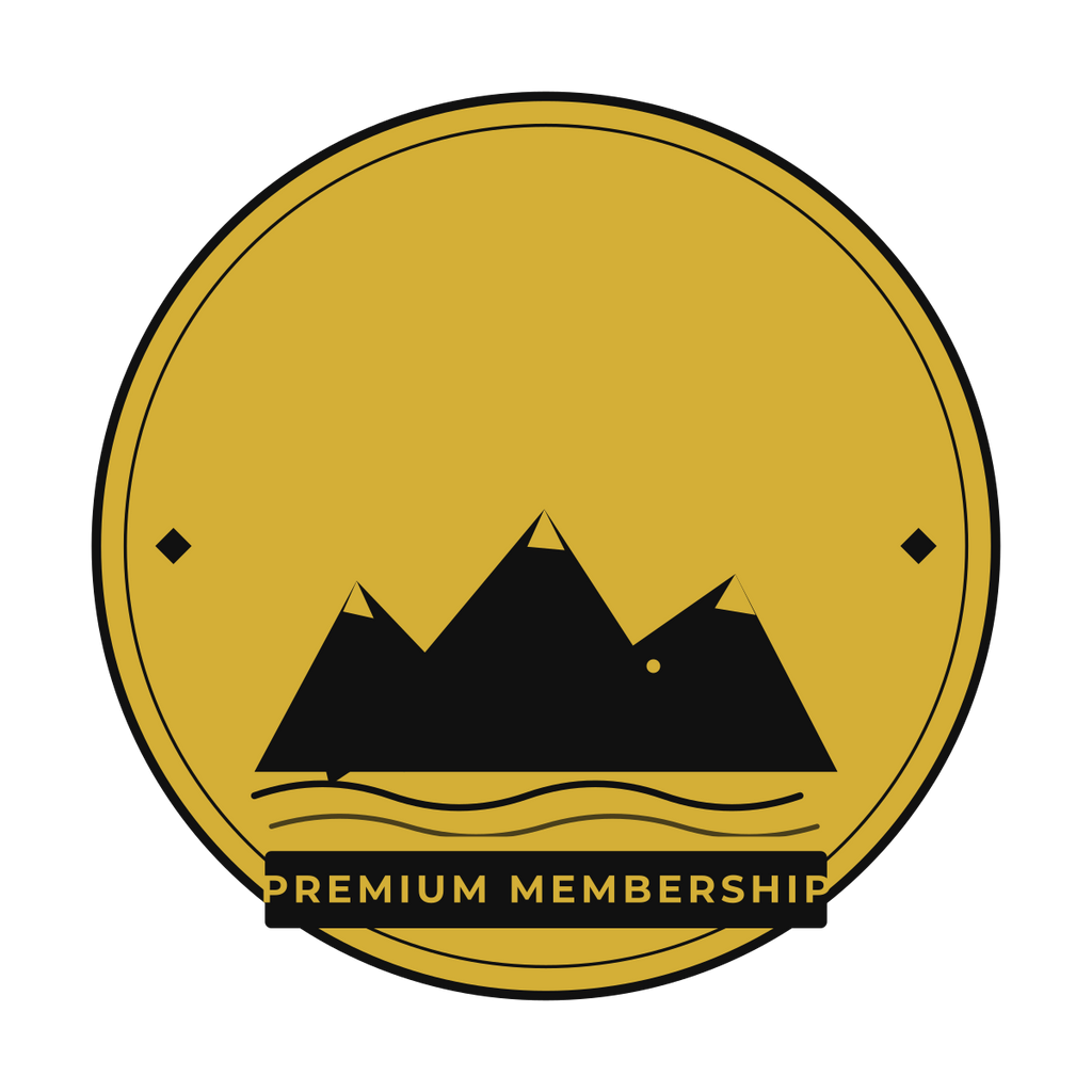 Utah Fishing Tackle Co. gold Premium Membership patch